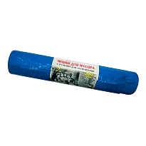 Мешки для мусора 200 л, с завязками, синие, в рулоне 5 шт., ПВД, 45 мкм, 1100х850 мм, Концепция Быта Vitalux, 604934 в Твери