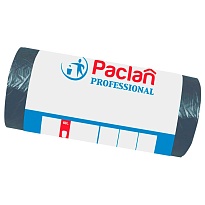 Мешки для мусора 60 л, черные, в рулоне 50 шт., ПНД, 6,2 мкм, 800х600 мм, PACLAN Professional, 604078 в Твери