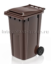 Контейнер для мусора 240 л коричневый облегченный 240 зеленый в Твери Контейнер для мусора 240 л коричневый облегченный 240 зеленый в Твери