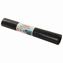 Мешки для мусора 240 л, черные, в рулоне 10 шт., ПВД 50 мкм, 1400х900 мм, LAIMA, 605337 в Твери