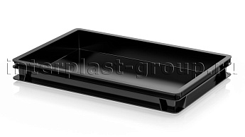 Ящик для полуфабрикатов сплошной черный в Твери