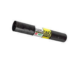 Мешки для мусора 160 л, черные, в рулоне 25 шт., ПВД, 40 мкм, 1100х800 мм, GRIFON, 101-030 в Твери