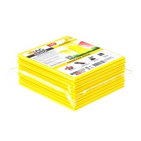 Мешки для мусора 160 л, желтые, в пачке 10 шт., ПВД, 40 мкм, 900х1100 мм, i-Bag в Твери