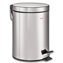 Ведро-контейнер для мусора (урна) с педалью LAIMA Classic, 20 л, зеркальное, нержавеющая сталь, со съемным внутренним ведром в Твери
