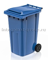 Контейнер для мусора 240 л голубой облегченный 240 голубой в Твери