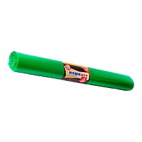 Мешки для мусора 180 л, зеленые, в рулоне 10 шт., ПВД, 50 мкм, 1100х900 мм, МЕШКОFF, 4458 в Твери