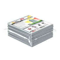 Мешки для мусора 160 л, светло-серые, в пачке 10 шт., ПВД, 40 мкм, 900х1100 мм, i-Bag в Твери